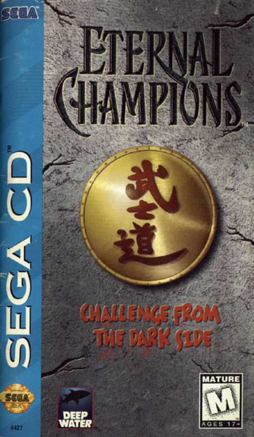 Eternal Champions Challenge From The Dark Side box art for Sega Mega CD